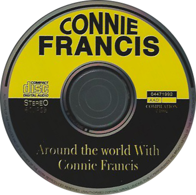 Connie Francis  Around The World : CD